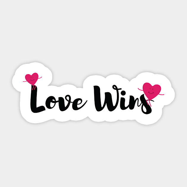 Love Wins! Sticker by karolynmarie